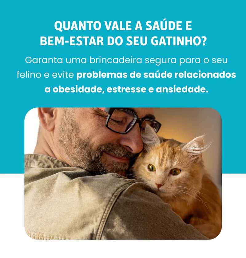 Bola Interativa Automática para Gatos - Pata Mansa