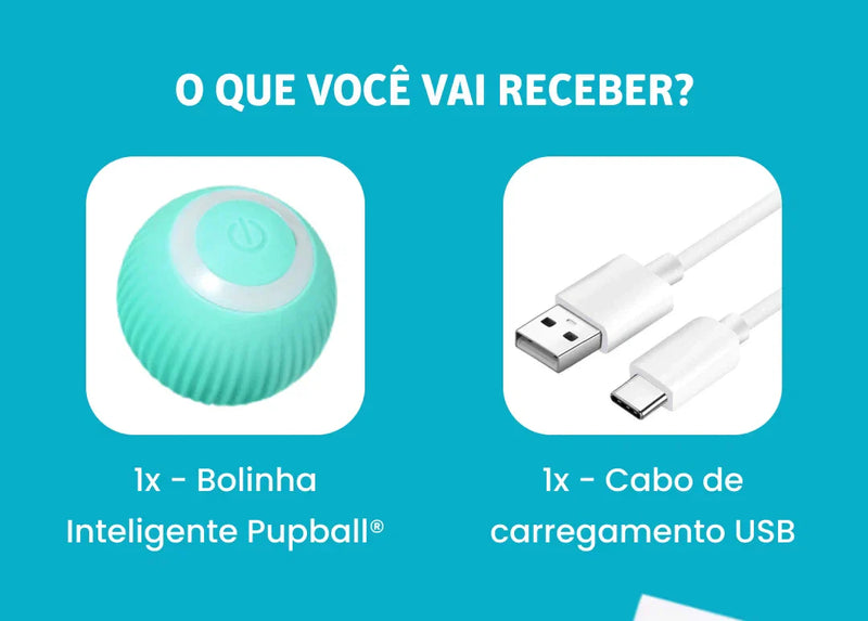 Bola Interativa Automática para Gatos - Pata Mansa