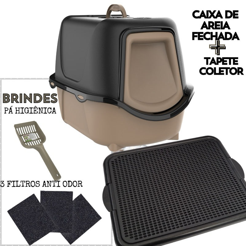 Caixa de Areia para Gatos PetComfort + Brindes